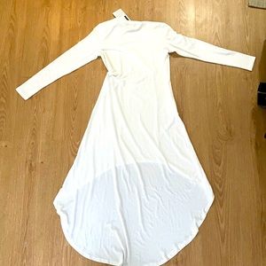 NWT Kabayara Marsala Hi-Lo White Dress